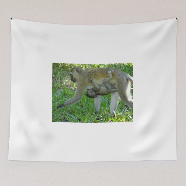 Item preview, Mother And Baby Going For A Walk - Monkey - Kenya - Africa designed and sold by exploramum.