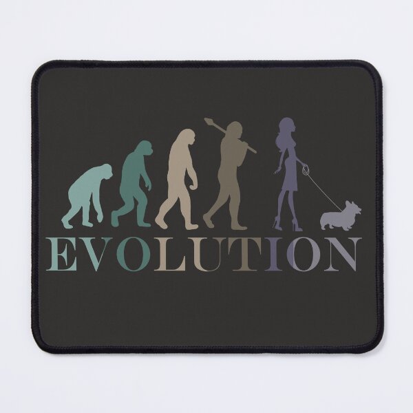 Item preview, Woman Evolution Corgi retro style designed and sold by hemp3x.
