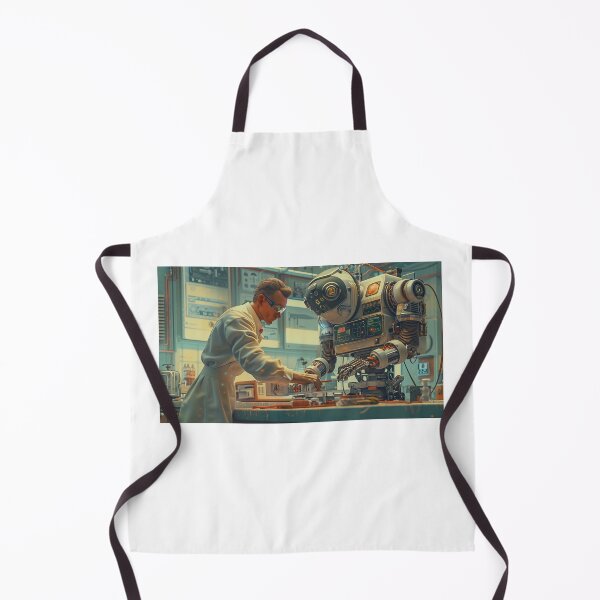 Item preview, Scientist and Robot Collaboration designed and sold by palmyst.