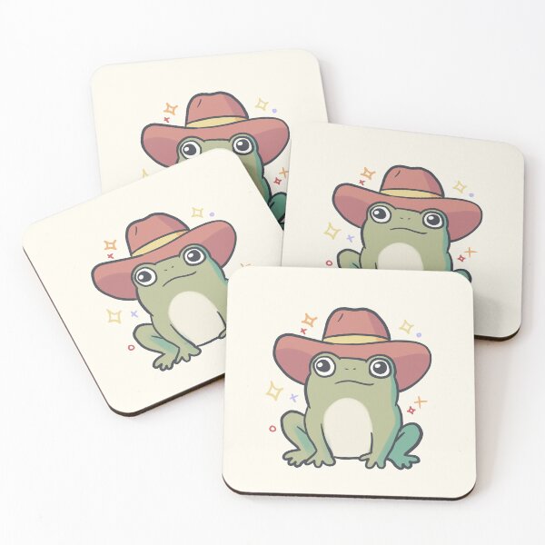 Artikelvorschau, Cowboy-Frosch-Illustration entworfen und verkauft von Artofmayara.