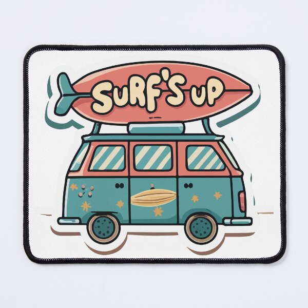 Item preview, Surf's Up Campervan Beach Adventure designed and sold by NiftyWrx.