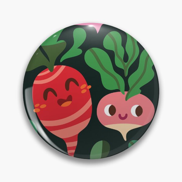 Item preview, Cute radishes on black designed and sold by PenguinHouse.