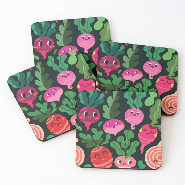 Item preview, Cute radishes on black designed and sold by PenguinHouse.