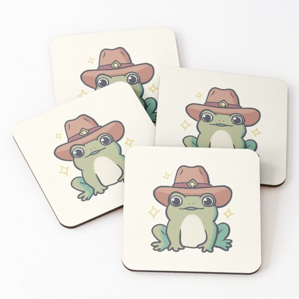 Artikelvorschau, Cowboy-Frosch-Zeichnung entworfen und verkauft von Artofmayara.