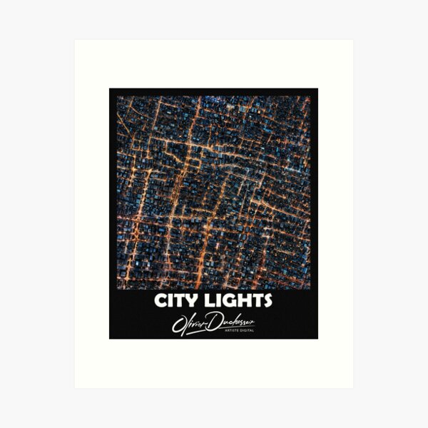 Aperçu de l'œuvre City lights 14 créée et vendue par olivier duchossoir.