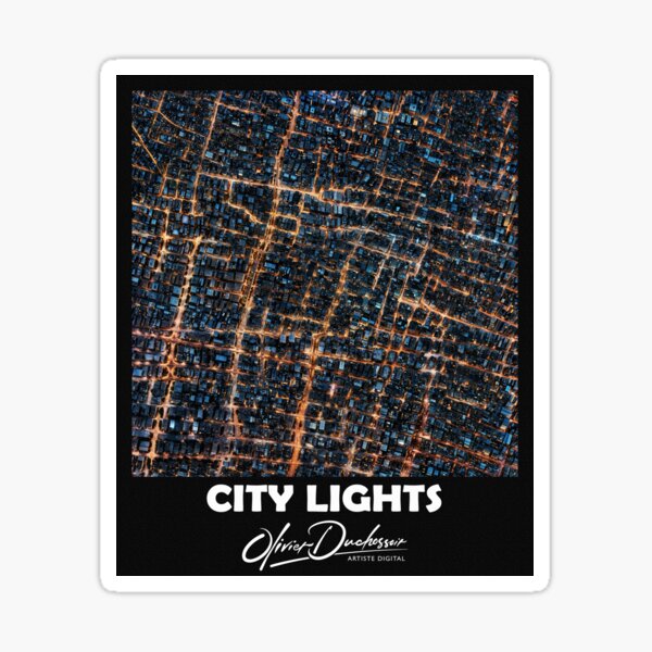 Aperçu de l'œuvre City lights 14 créée et vendue par olivier duchossoir.