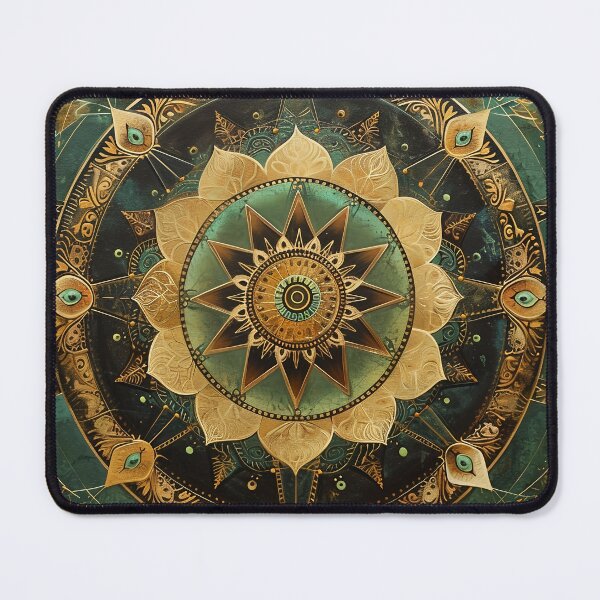 Item preview, Spiritual Navigator: Chakras and the Golden Threads of Destiny in Modern Mandala Art designed and sold by Vic Torys ☆.