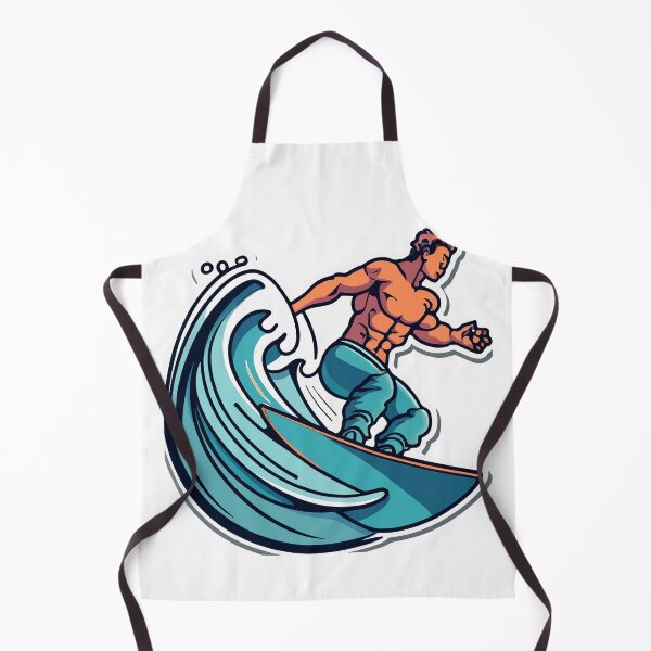 Item preview, Dynamic Surfer on Wave Illustration designed and sold by NiftyWrx.