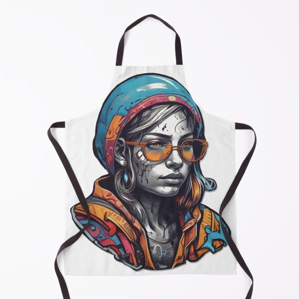 Item preview, Girl with glasses graffiti designed and sold by Dawidsz79.