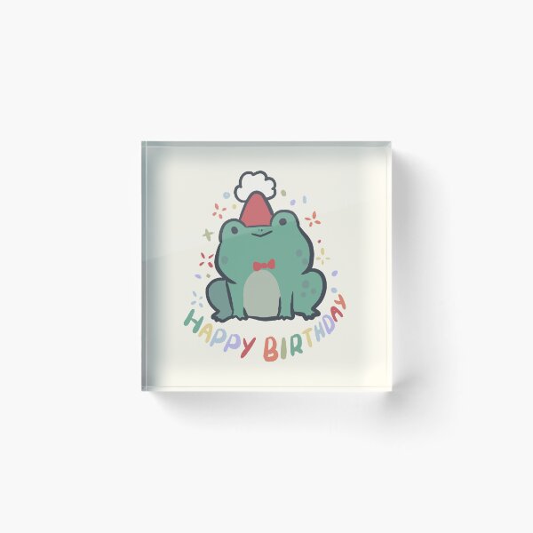 Item preview, Birthday frog designed and sold by Artofmayara.