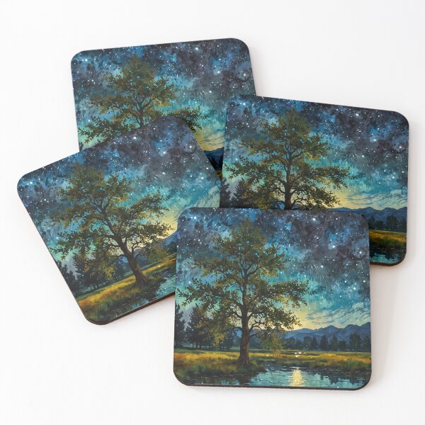 Item preview, Starry Night Over Tranquil Waters designed and sold by Animepic222.