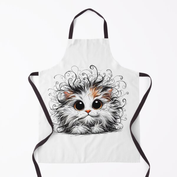 Item preview, Whimsical cat designed and sold by DrawingIBird.