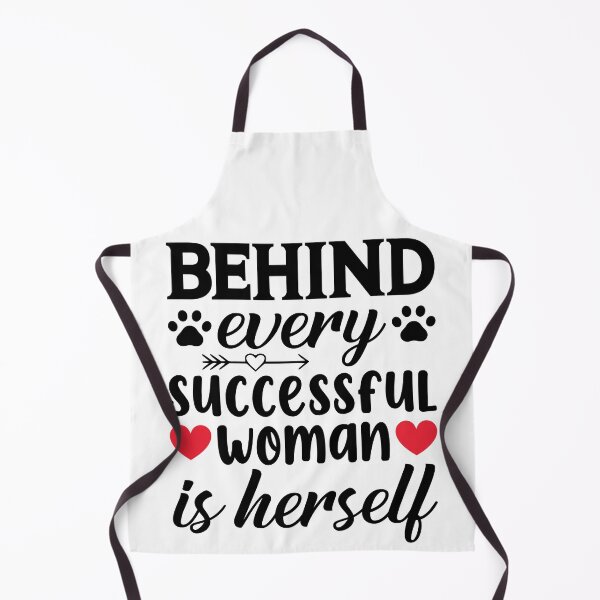 Item preview, Behind Every Successful Woman is Herself Quote designed and sold by SayItWithYours.