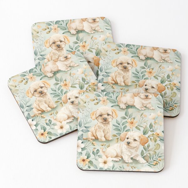 Item preview, Adorable Watercolor Puppies designed and sold by NicolasGlowArt.