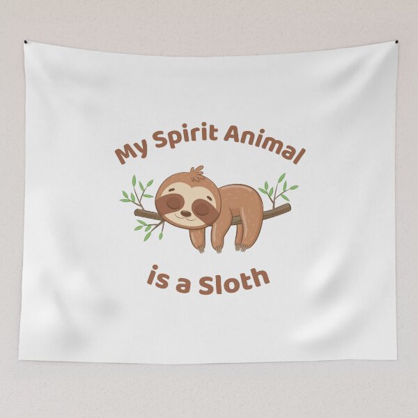 Item preview, Low Mood: My Spirit Animal is a Sloth designed and sold by musthavewords.