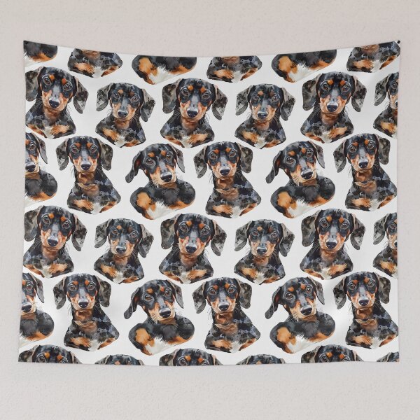 Item preview, Dachshunds Pattern  designed and sold by NicolasGlowArt.
