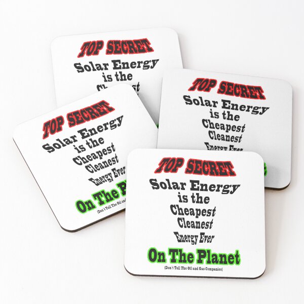Item preview, Top Secret. Solar Energy is the cheapest, cleanest energy ever. designed and sold by 4ABetterPlanet.
