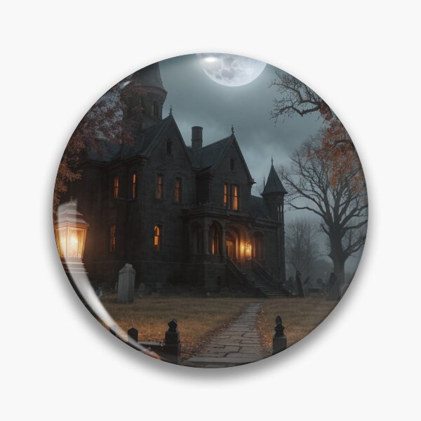 Item preview, Enchanted Halloween Night Spooky Haunted Graveyard designed and sold by EnchantedVista.