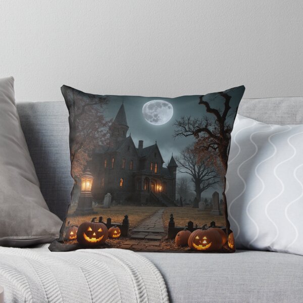 Item preview, Enchanted Halloween Night Spooky Haunted Graveyard designed and sold by EnchantedVista.