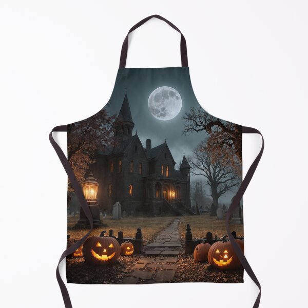 Item preview, Enchanted Halloween Night Spooky Haunted Graveyard designed and sold by EnchantedVista.