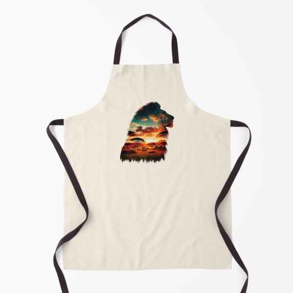 Item preview, Zambia lion silhouette savannah designed and sold by TomFrontierArt.