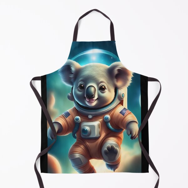 Item preview, A cute koala in a spacesuit is floating in space designed and sold by Lurgi-Print.