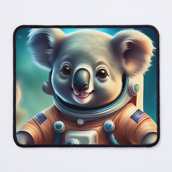 Item preview, A cute koala in a spacesuit is floating in space designed and sold by Lurgi-Print.