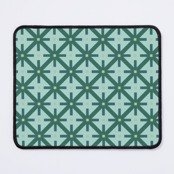 Item preview, Modern Abstract Green Geometric Mesh Pattern designed and sold by scome.