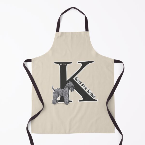 Item preview, K is for Kerry Blue Terrier designed and sold by Elspeth Rose Design.