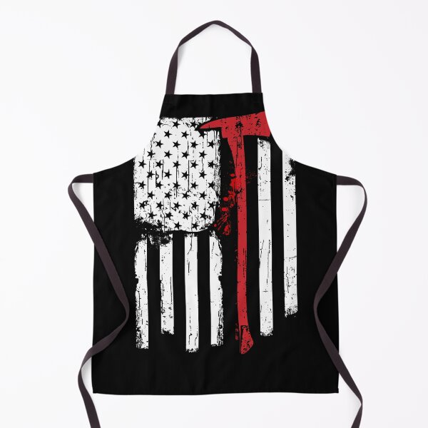 Item preview, Distressed Thin Red Line Flag designed and sold by peaktee.