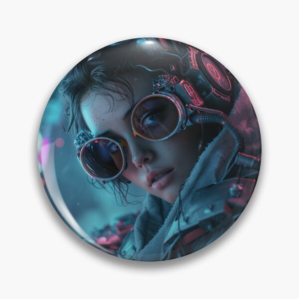Item preview, Cyberpunk Tech Genius designed and sold by palmyst.