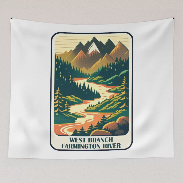 Item preview, West Branch Farmington River Connecticut Colors designed and sold by Esskay Designs.