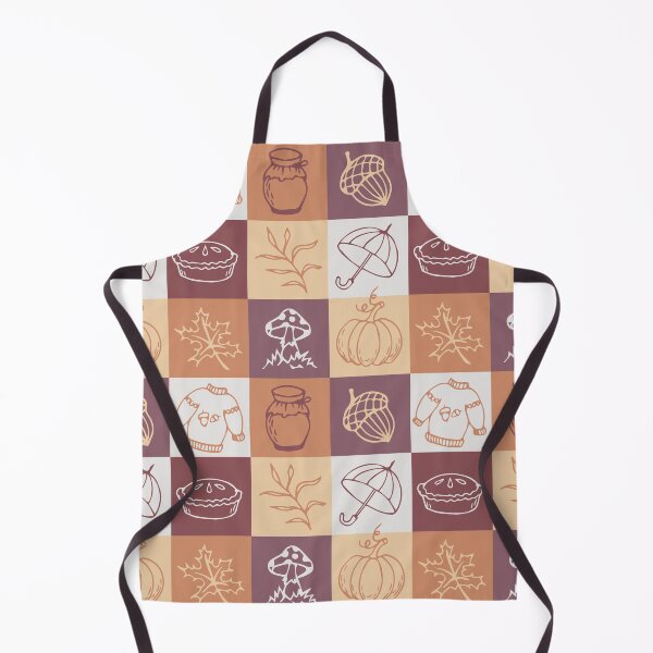 Item preview, Pattern with autumn motifs in doodle style designed and sold by Mariana Shymkovych.