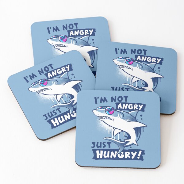 Item preview, I'm not angry I'm just hungry shark designed and sold by NemiMakeit.