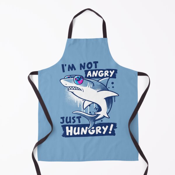 Item preview, I'm not angry I'm just hungry shark designed and sold by NemiMakeit.