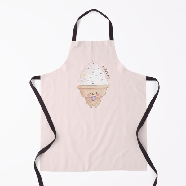 Item preview, Kawaii Ice Cream drinking Boba Tea: It’s Ice Cream Time in Korean! designed and sold by Kimchi-style-.