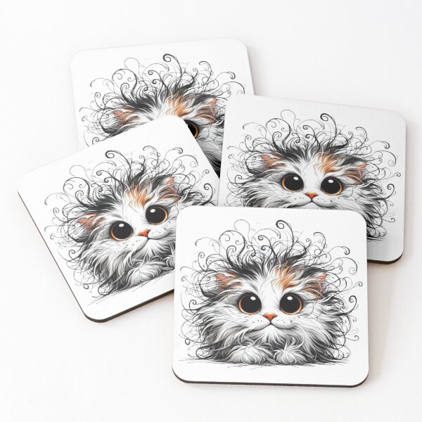 Item preview, Whimsical cat  designed and sold by DrawingIBird.