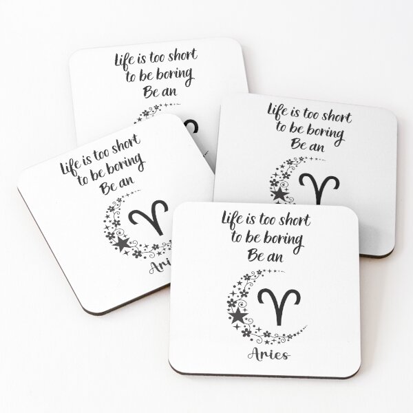 Item preview, Life is too short to be boring - Be an ARIES designed and sold by PawsitivelyElla.