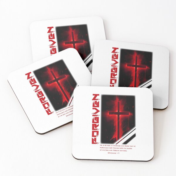 Item preview, Forgiven V2 | The Grace of God's Forgiveness | Christian Faith | Scriptures | Saved By Grace |  Christian Cross designed and sold by JB-squared Design.