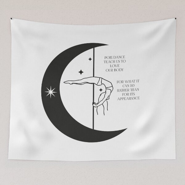 Item preview, Quote from Pole Dance Illustrated Moon designed and sold by MarieBlly.