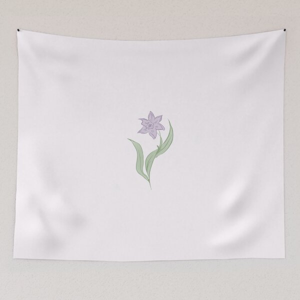 Item preview, Purple Royal Bluebell Flower Delicate Blossom Wild designed and sold by moonna designs.