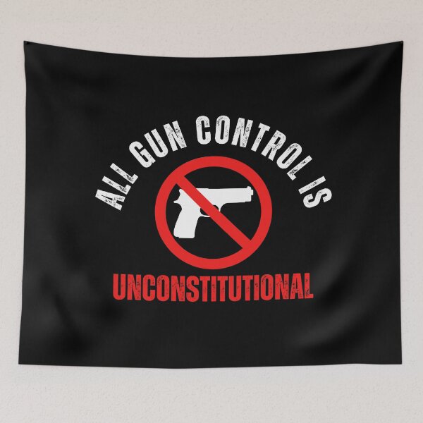 Item preview, All Gun Control Is Unconstitutional designed and sold by ANNINOART ⭐⭐⭐⭐⭐.