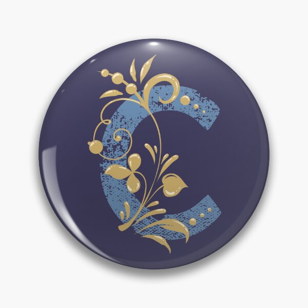 Item preview, C - Vintage Floral Initial Letter designed and sold by Deepness2023.