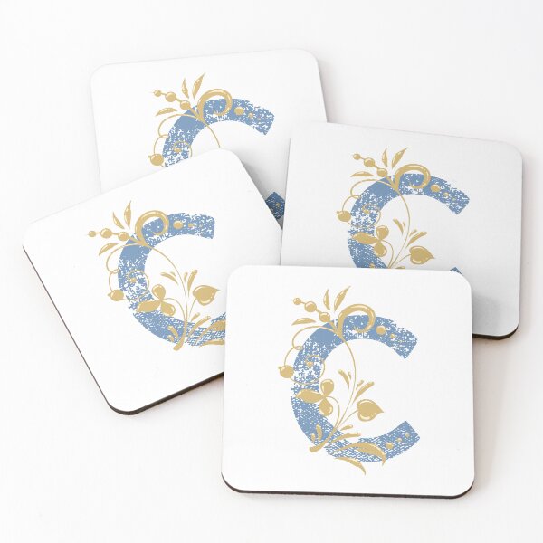 Item preview, C - Vintage Floral Initial Letter designed and sold by Deepness2023.