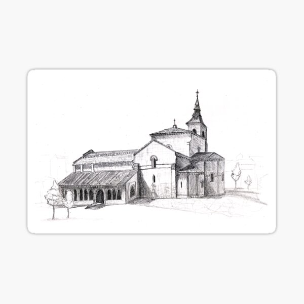 Item preview, San Millán Church designed and sold by PaintersHeart.