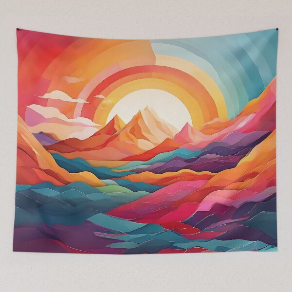 Item preview,   Abstract Sunset Art designed and sold by Obsidian Ink by Wilshire.