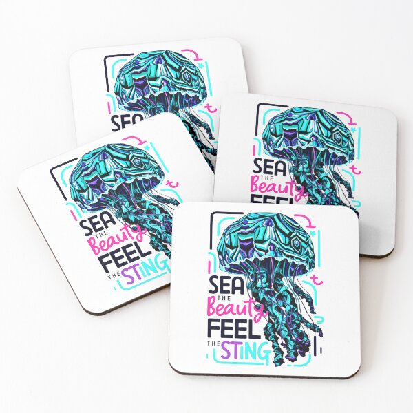 Item preview, SEA THE BEAUTY FEEL THE STING: Mesmerizing Box Jellyfish with Haunting Beauty designed and sold by SplashTastic.