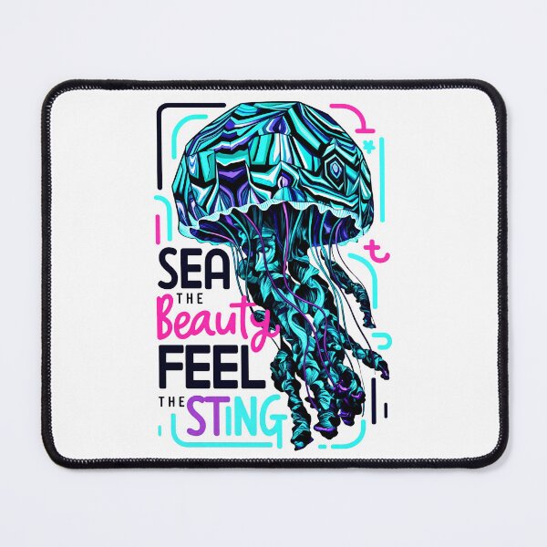 Item preview, SEA THE BEAUTY FEEL THE STING: Mesmerizing Box Jellyfish with Haunting Beauty designed and sold by SplashTastic.