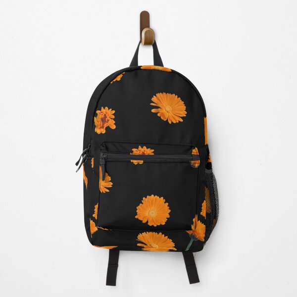 Item preview, Vibrant Orange Floral Pattern - Ideal for Shower Curtains, Pillows, Aprons, Duvets, and Comforters designed and sold by Suzana Djordjevic.