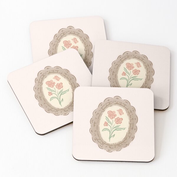 Item preview, Pink Flower Coquette Frame designed and sold by moonna designs.
